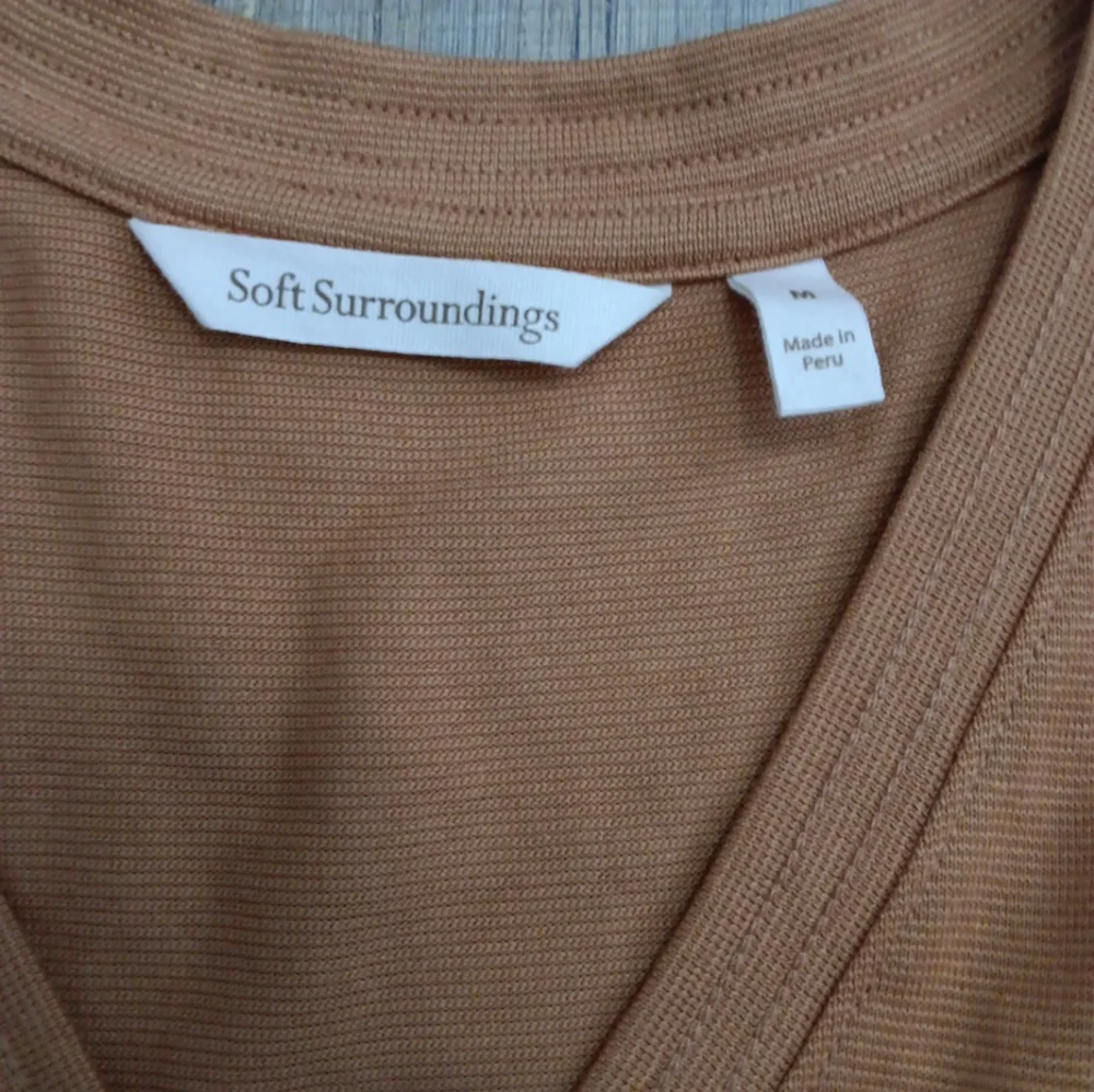 Soft Surroundings rust maxi dress sz M - Picture 7 of 7